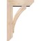Ekena Millwork Thorton Slat Smooth Bracket w/ Offset Brace, Douglas Fir, 5 1/2"W x 16"D x 24"H BKT0604X16X24THR06SDF - alternate 4